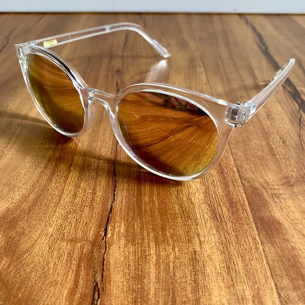 J. Crew Clear Round Cat Eye Sunglasses - Picture 9 of 9